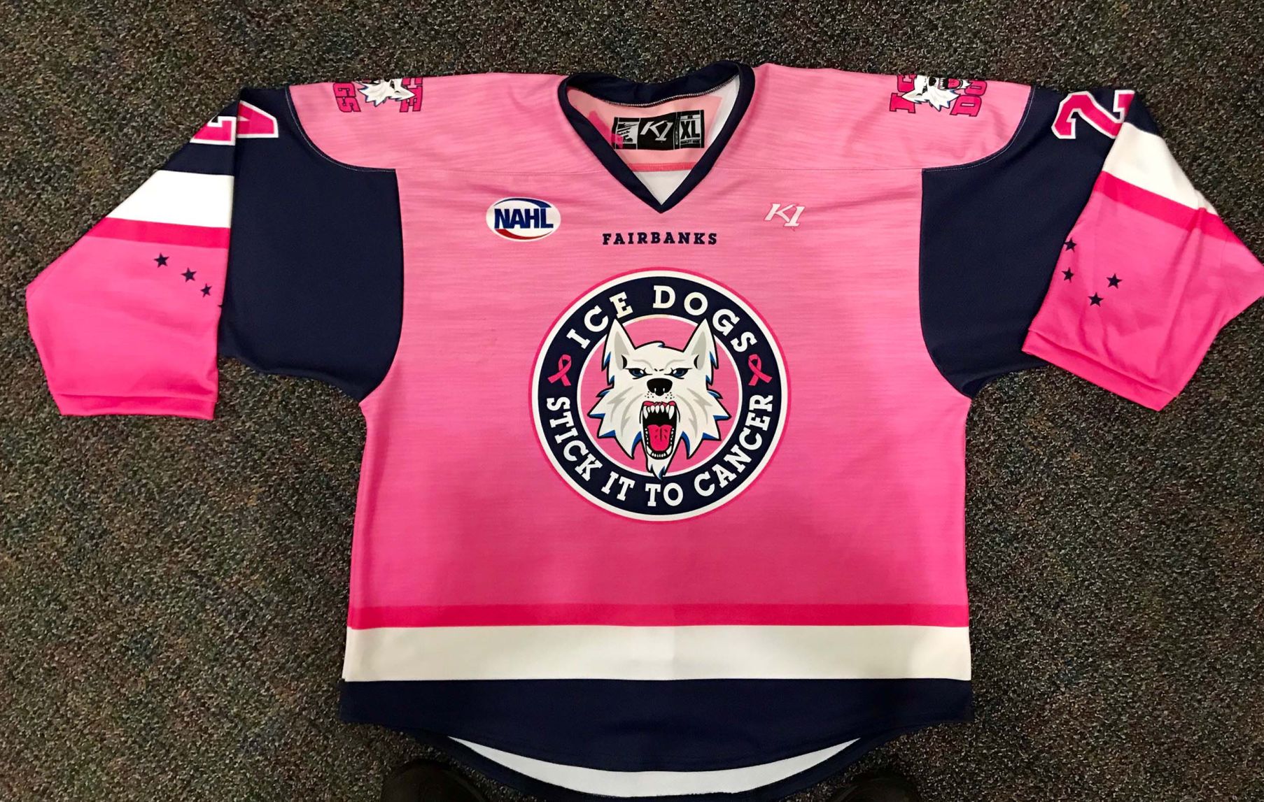 ice dogs jersey