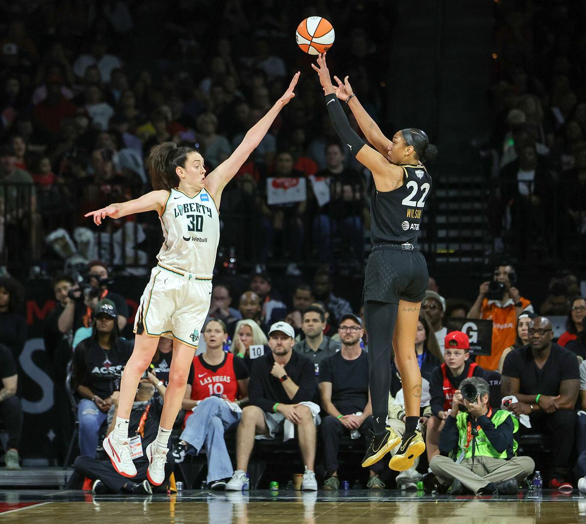 Brooklyn Nets show out to support New York Liberty in WNBA Finals