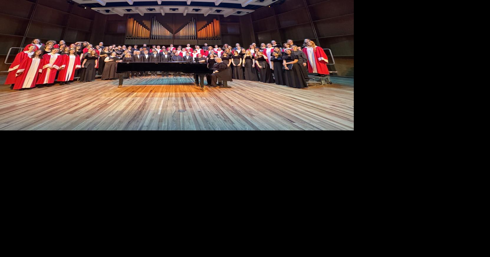 Four choirs share concert hall stage on Saturday