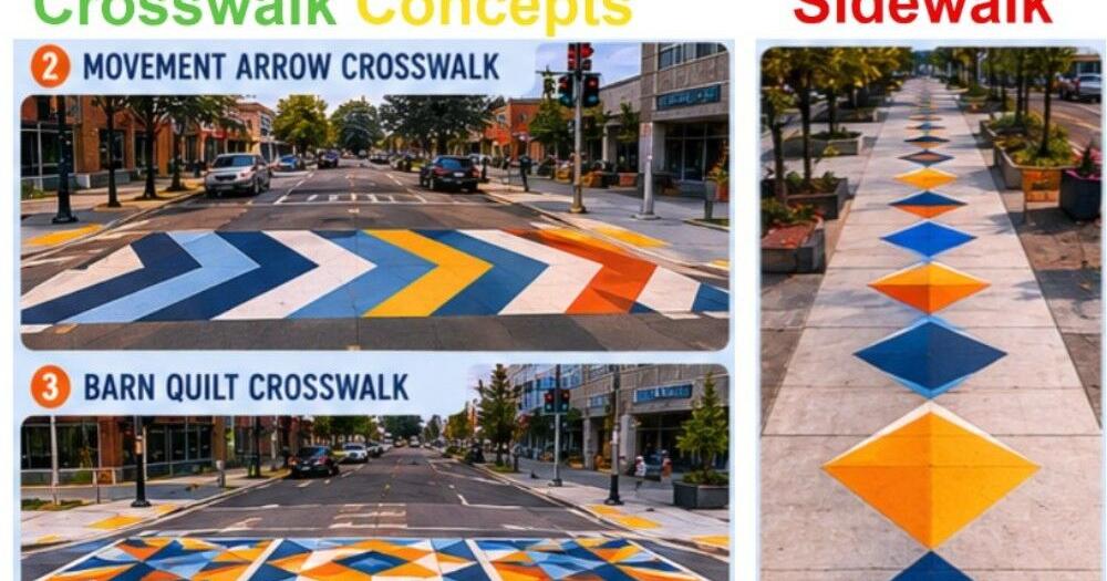 Help make colorful public art on Saturday