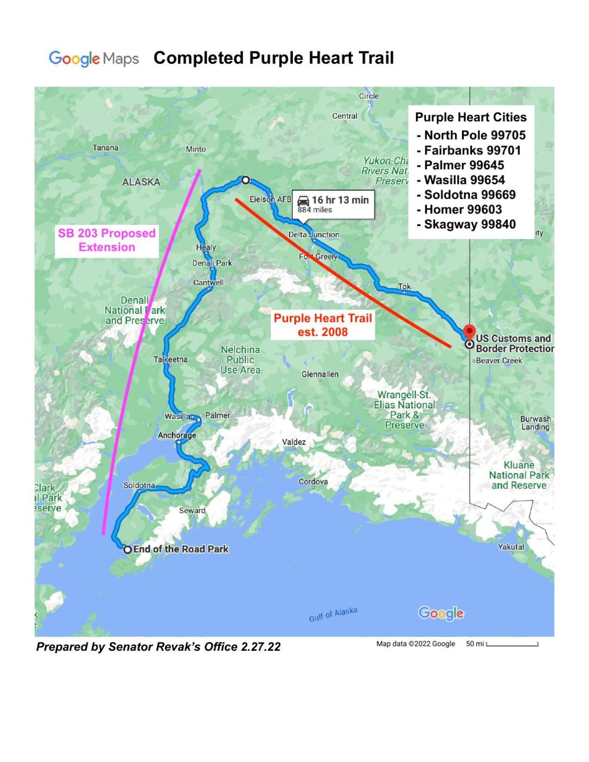 Purple Heart Trail Expansion in Alaska Local News