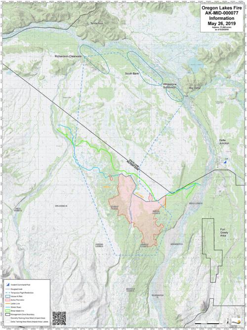 Oregon Lakes Fire Map Newsminer Com