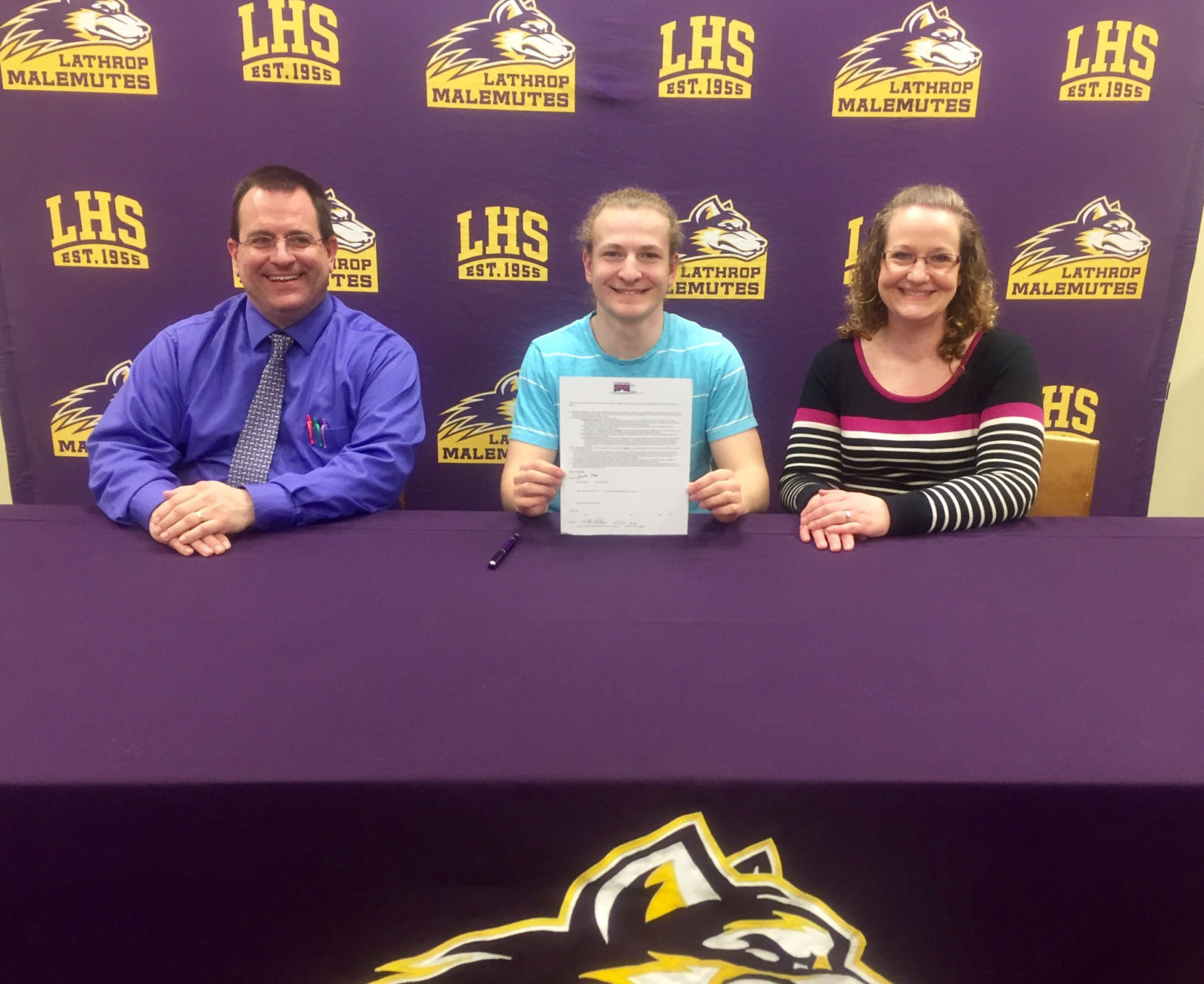 Lathrop senior Jason Riggs signs with Walla Walla men's soccer