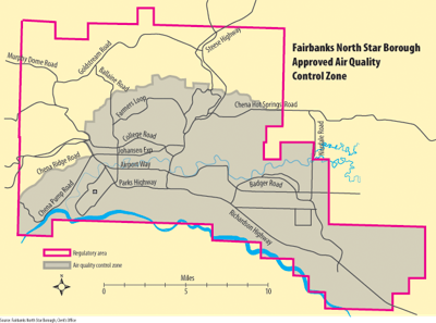 Fairbanks North Star Borough Map