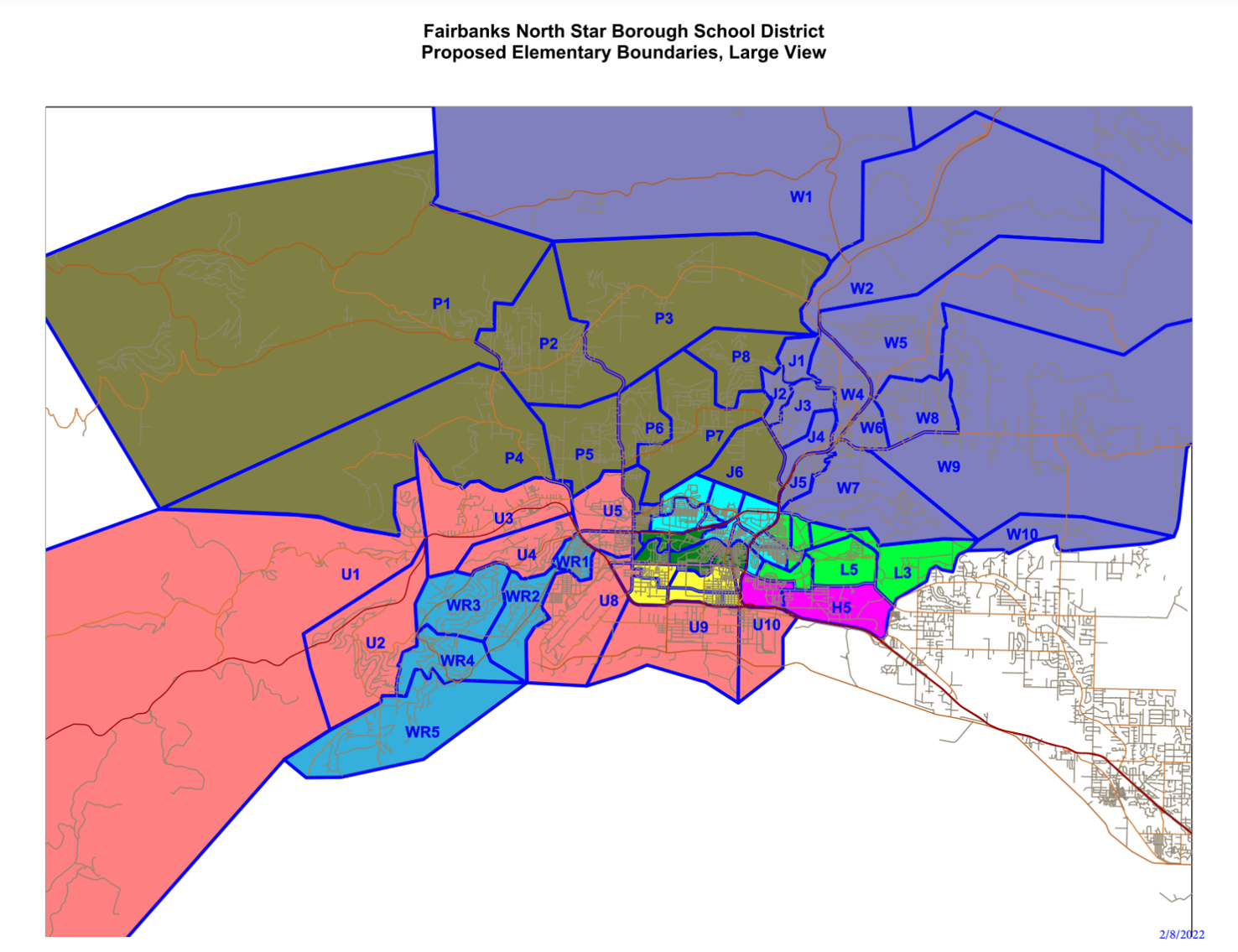 Draft school boundaries spread out Fairbanks students Alaska News