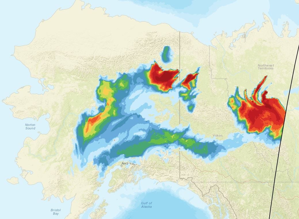 Smoke from northeast Alaska fires drifts into Fairbanks Alaska News