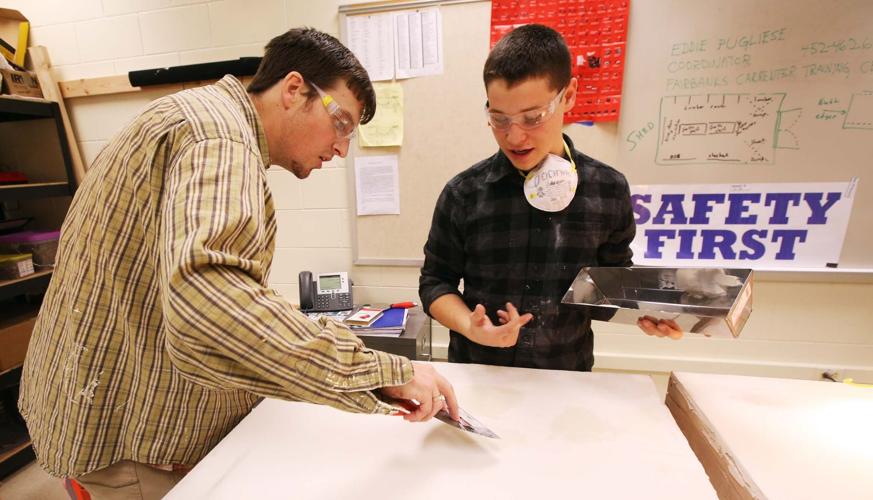 Lathrop upperclassmen learn construction skills ahead of military