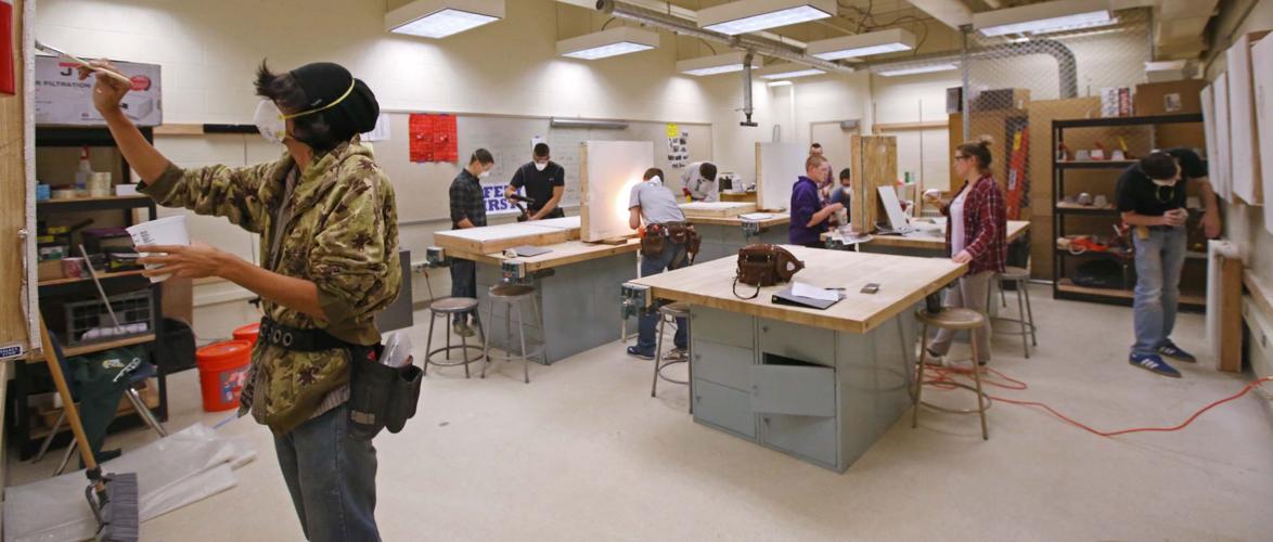 Lathrop upperclassmen learn construction skills ahead of military