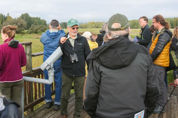 Crowds flock to annual sandhill crane festival at Creamer’s Field
