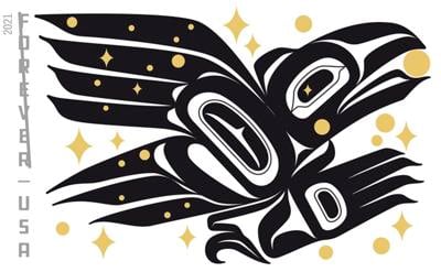 Postal Service Releases Raven Stamp Honoring An Indigenous Origin Story Alaska News Newsminer Com Postal Service Releases Raven Stamp Honoring An Indigenous Origin Story Alaska News Newsminer Com