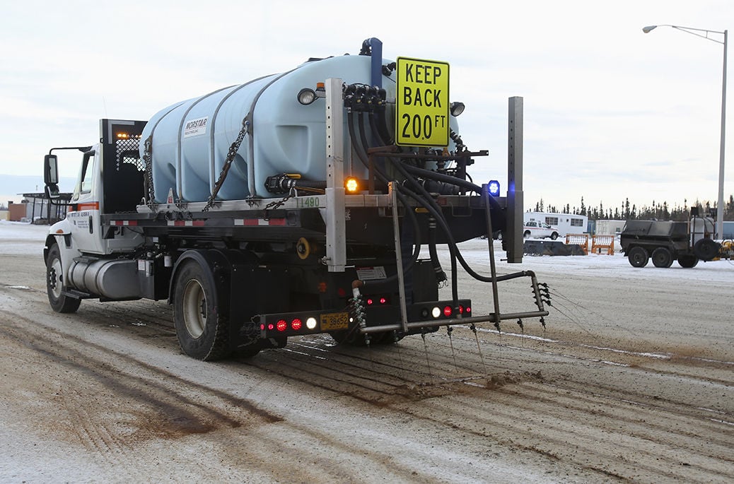 Fairbanks DOT increasing use of brine for slick roads Local News