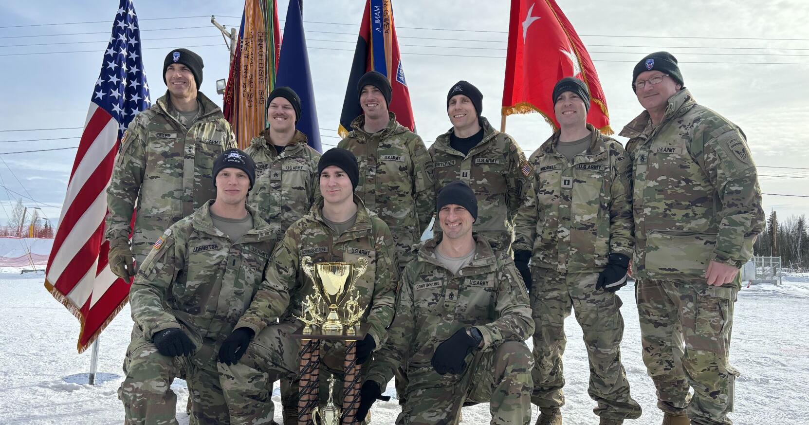Fort Wainwright soldiers test their skills during Arctic Winter Games