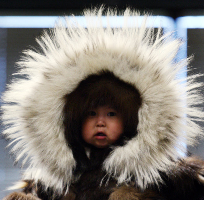 baby eskimo suit