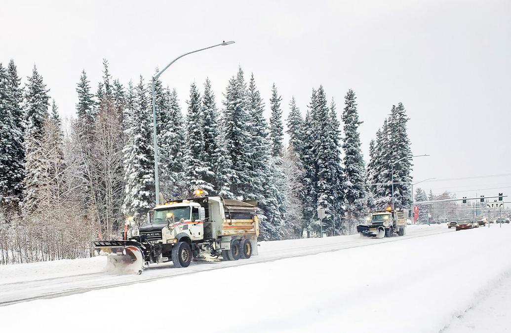 Despite staffing challenges DOT, Fairbanks plow ahead with winter snow