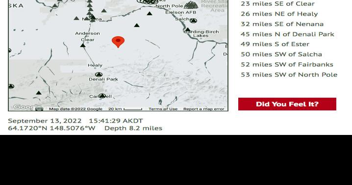 4.2 earthquake |  |  newsminer.com