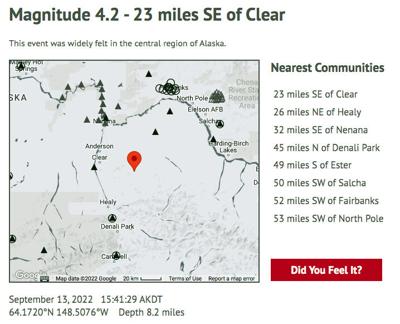 4.2 earthquake