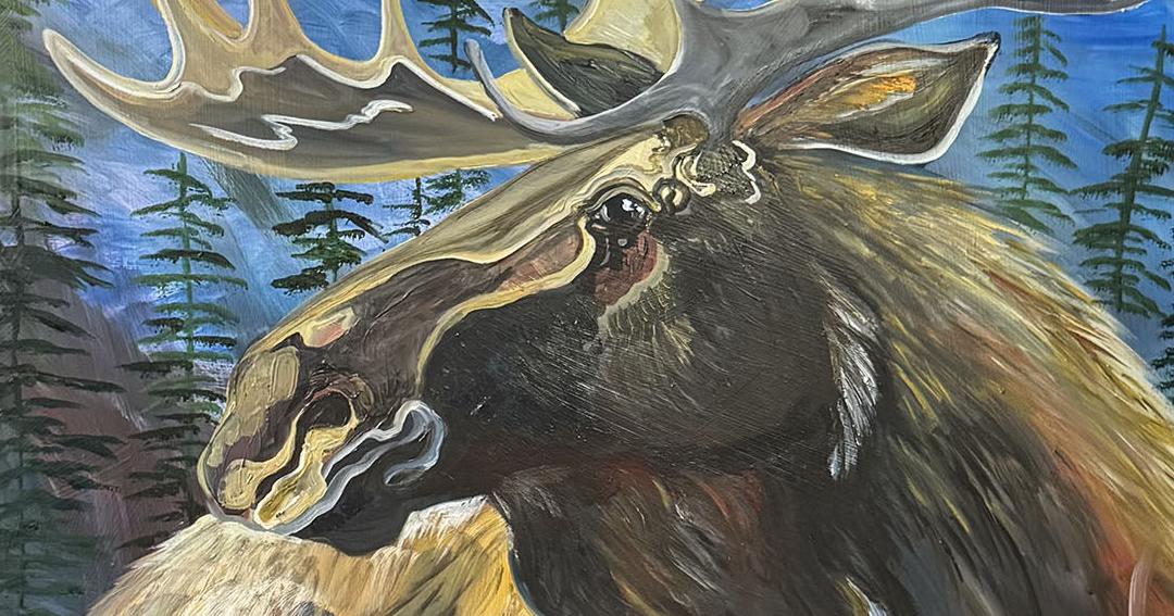 Tammy Holland draws on her village childhood for her art