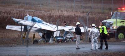 Small plane crash at Fairbanks International Airport
