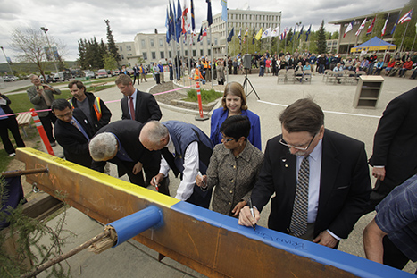 Engineering Building Uaf UAF celebrates milestone for engineering building; $33 million needed ...