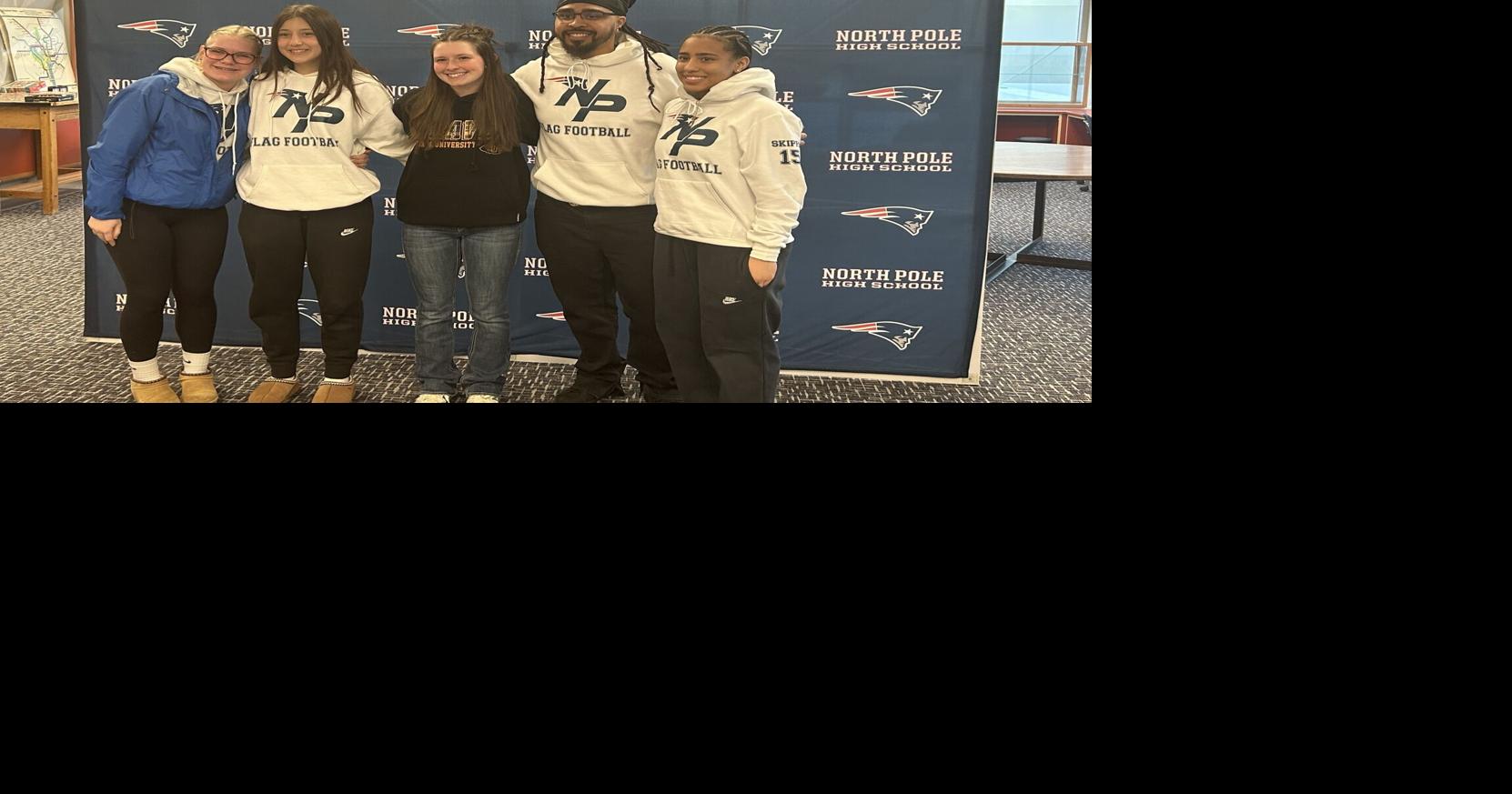 North Pole's Jaelynn Colby signs to play collegiate flag football at Ottawa University