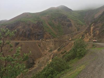 Denali National Park mudslide cleanup