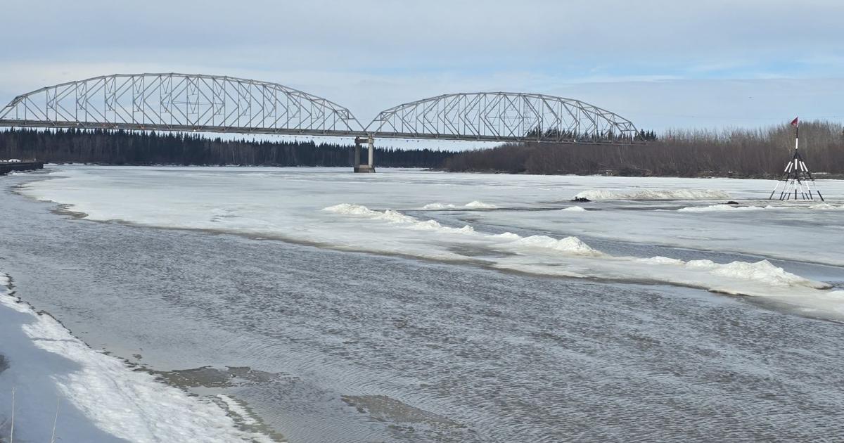 Check your Nenana Ice Classic ticket — the river is thawing
