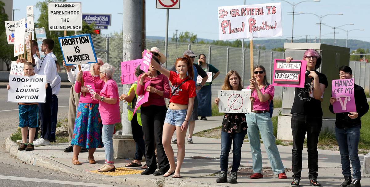 Protesters Gather In Fairbanks Against Rep Eastman S Proposed Abortion Ban Bill Local News Newsminer Com