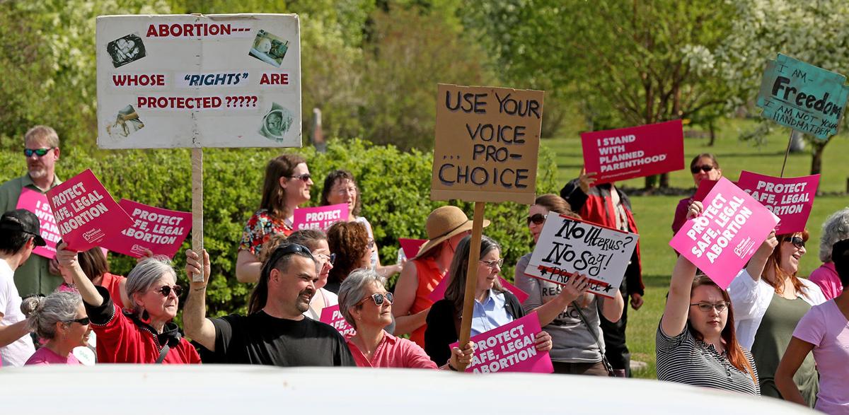 Protesters Gather In Fairbanks Against Rep Eastman S Proposed Abortion Ban Bill Local News Newsminer Com