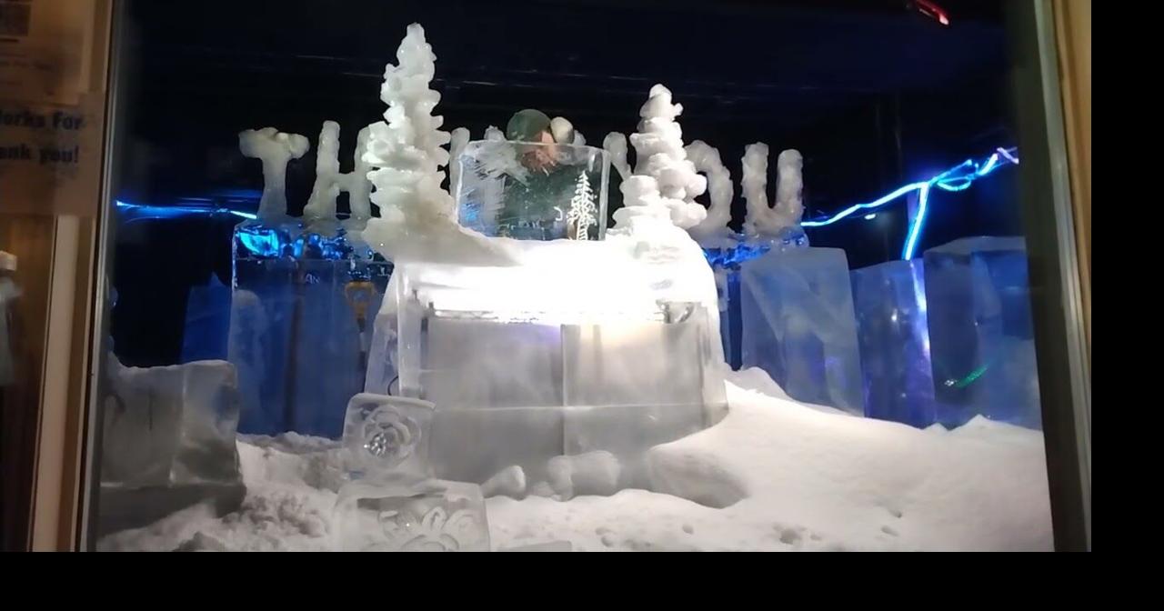 Ice Sculpting in Fairbanks Alaska