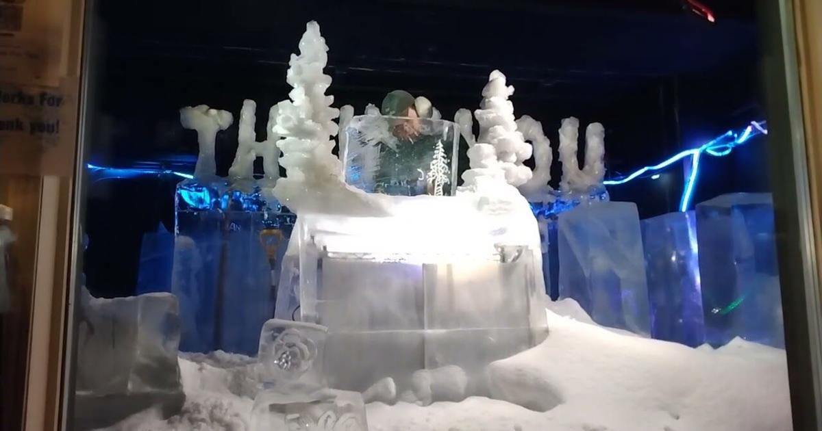 Ice Sculpting in Fairbanks Alaska