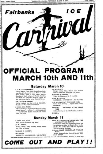 1934 carnival flyer