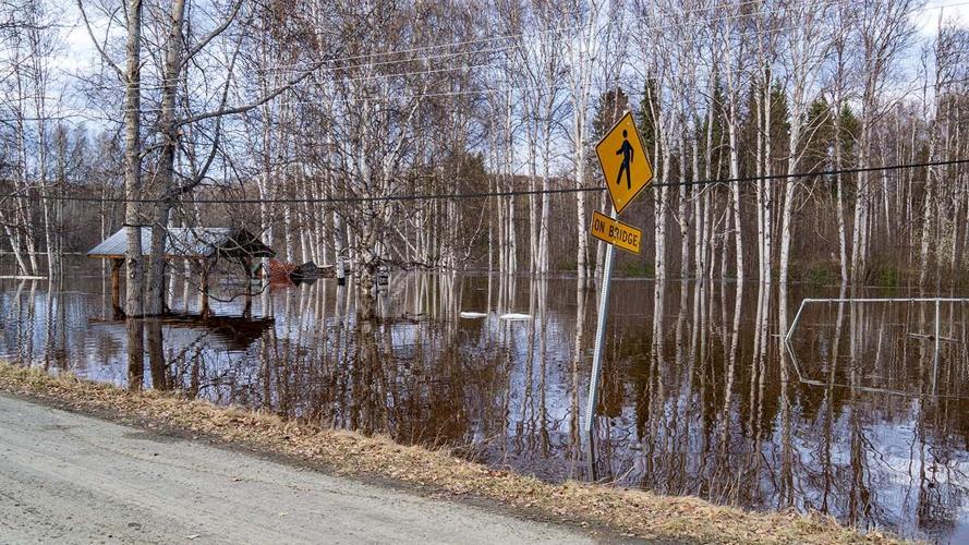 Flood waters recede in Manley Hot Springs, residents displaced as