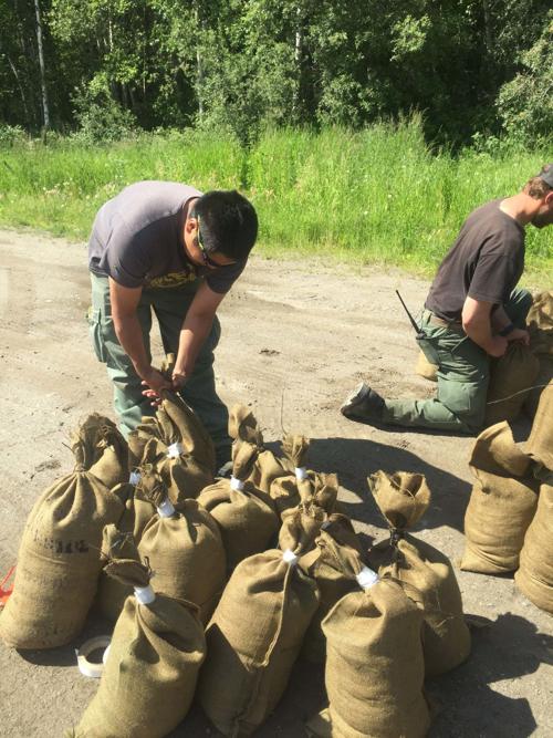 Sandbags Nenana