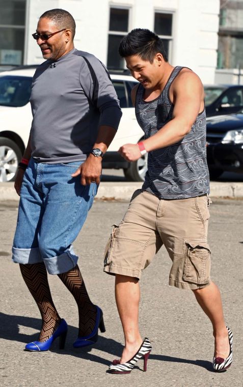 men in heels