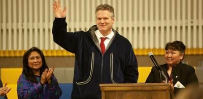 Gov. Mike Dunleavy after his 2018 election