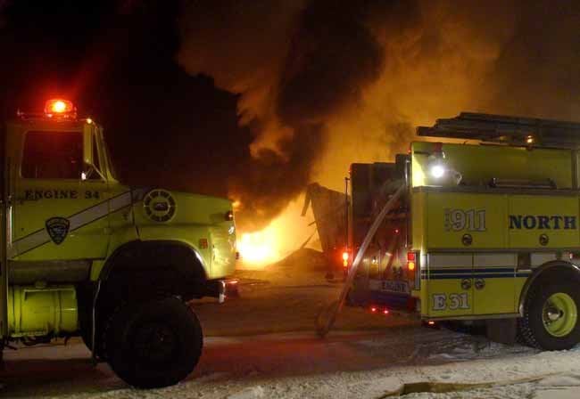Fire destroys K&K Recycling warehouse | Local News | newsminer.com
