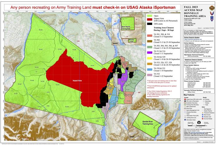 Fort Wainwright releases 2023 fall hunting maps Outdoors