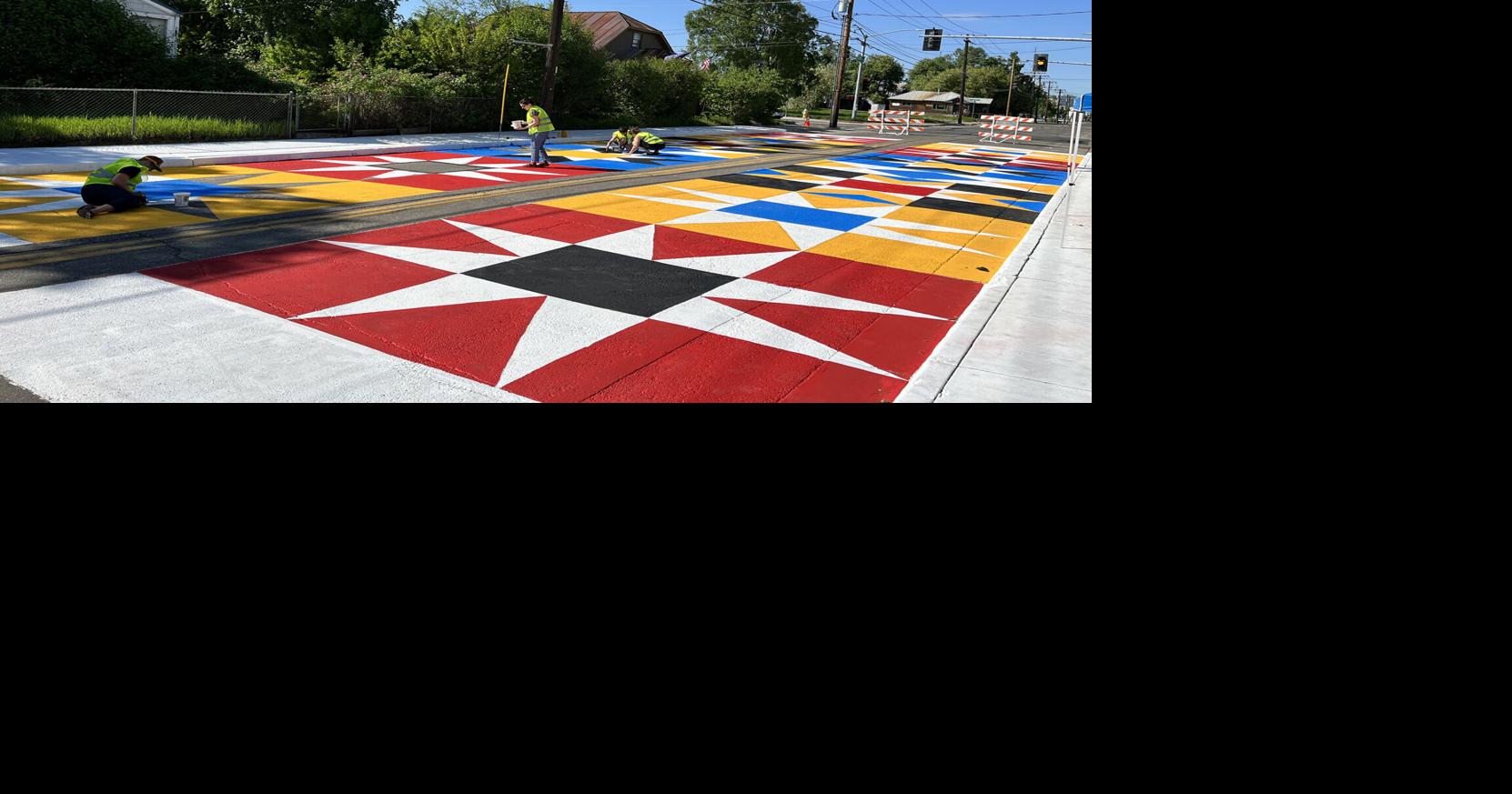 Art project kicks off, adding a splash of color to downtown streets ...