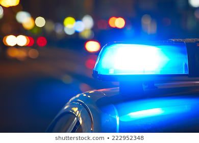 police-car-on-street-night-260nw-222952348