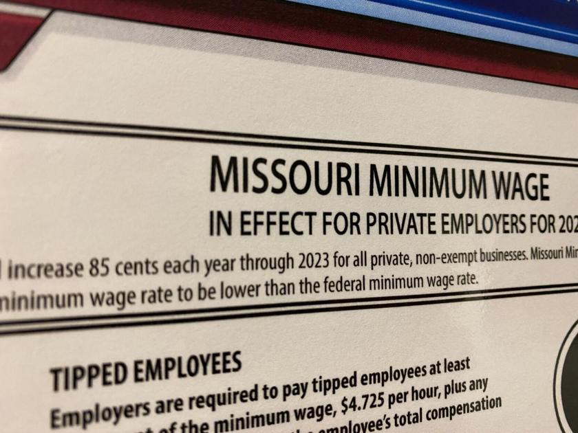 Missouri minimum wage set to raise on Jan. 1st. Business