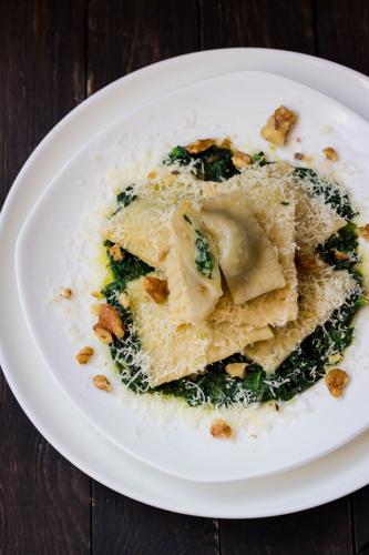 Spinach Ricotta Ravioli (with vegan option) Recipe