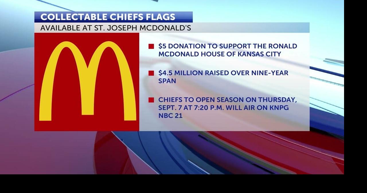 St. Joseph McDonald's restaurants to handout collectible Chiefs' flags