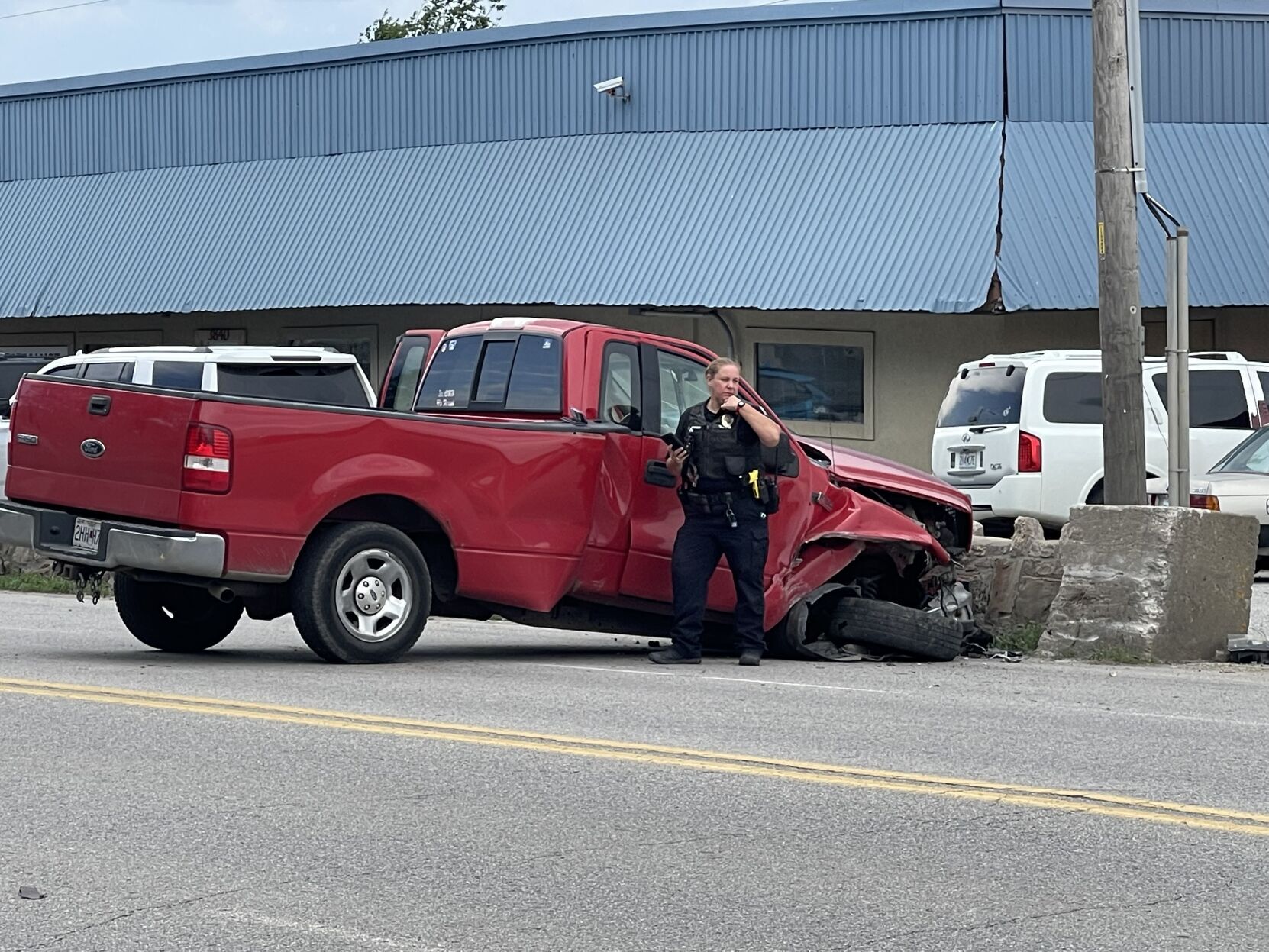 Driver Crashes Into Rock Wall On King Hill Avenue | Public Safety ...