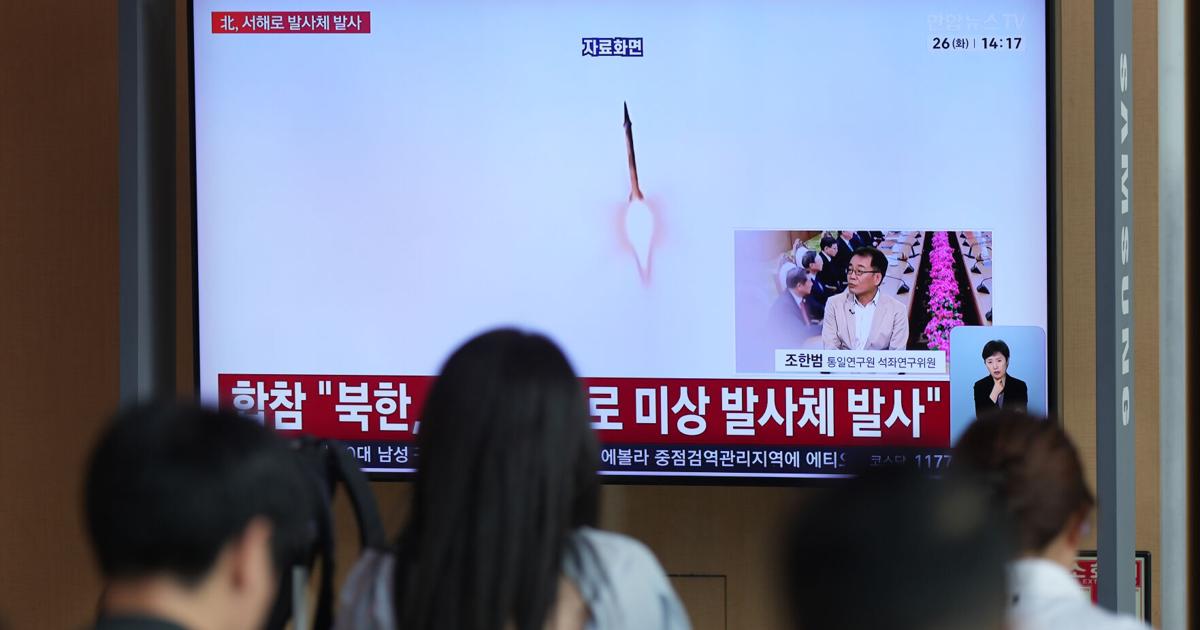 North Korea launches ballistic missile and other weapons over the sea in latest show of force South Korea says North Korea has launched a close-range ballistic missile and other weapons toward the sea By HYUNG-JIN KIM and KIM TONG-HYUNG - Associated Press May 26, 2026 May 26, 2026 Updated 47 mins ago