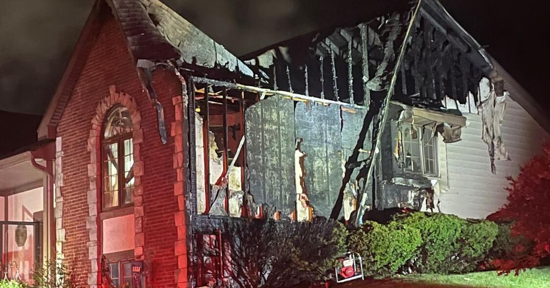 Local family staying positive after lightning strike causes house fire ...