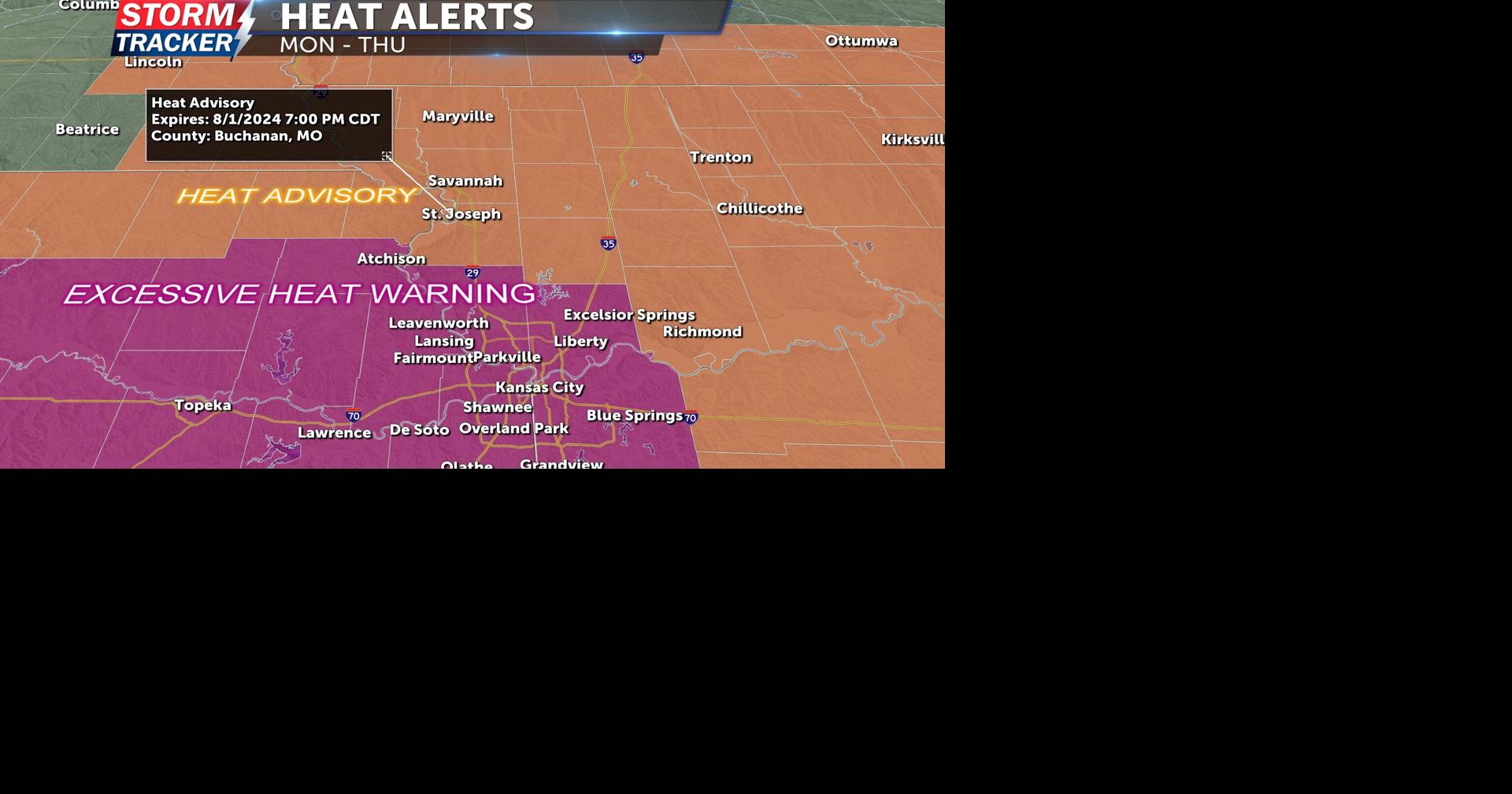 Heat alerts issued as temperatures soar this week | Local News ...