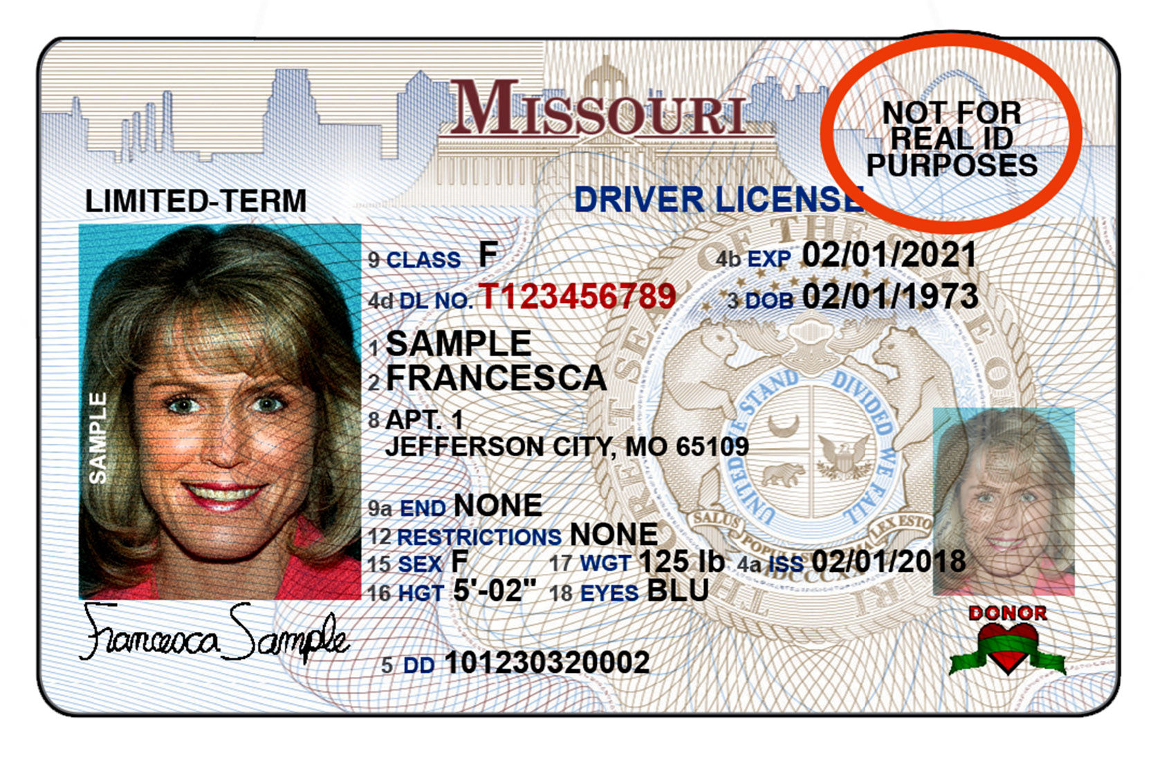 missouri drivers license is issued by