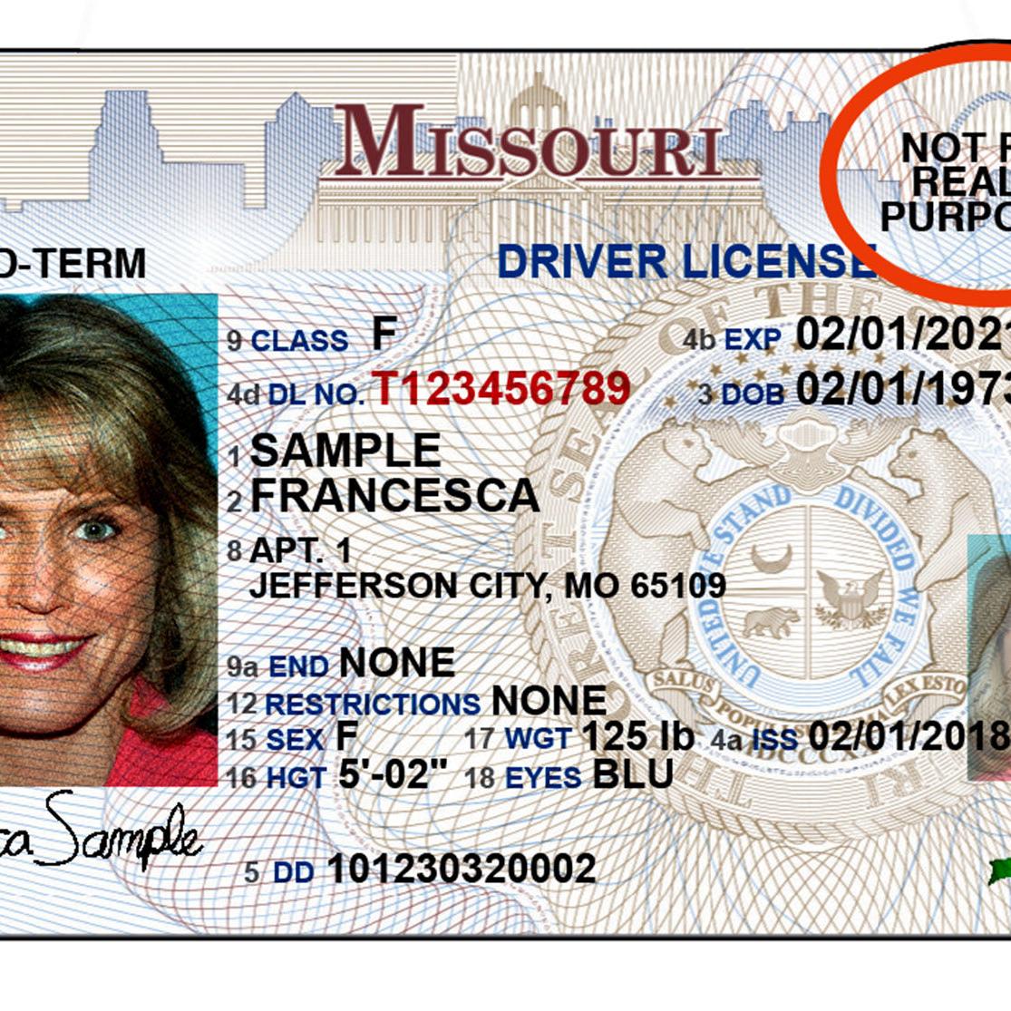 Missouri REAL ID Information