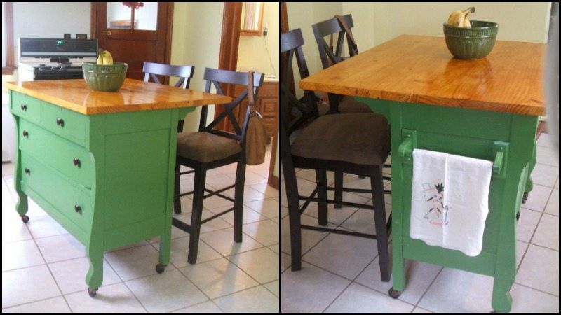 Making A Island In The Kitchen Home, How To Build A Kitchen Island From An Old Dresser