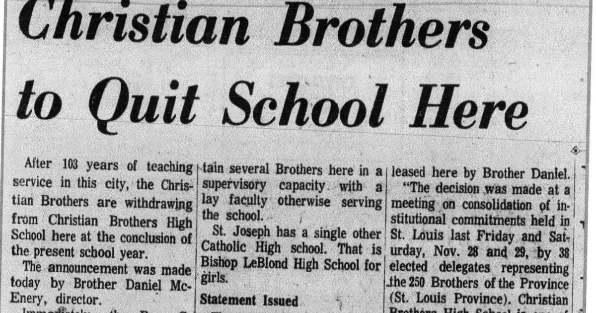 Taking a look at Christian Brothers' closing | Turning Back |  